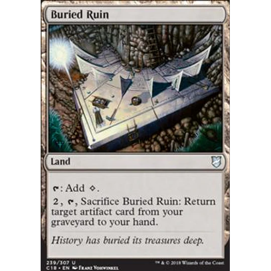 Buried Ruin - Commander 2018 (español)