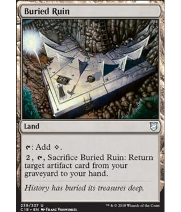 Buried Ruin - Commander 2018 (español)