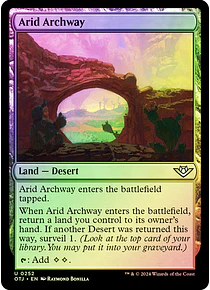 Arid Archway - Outlaws of Thunder Junction Foil (inglés)