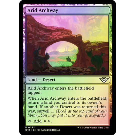 Arid Archway - Outlaws of Thunder Junction Foil (inglés)