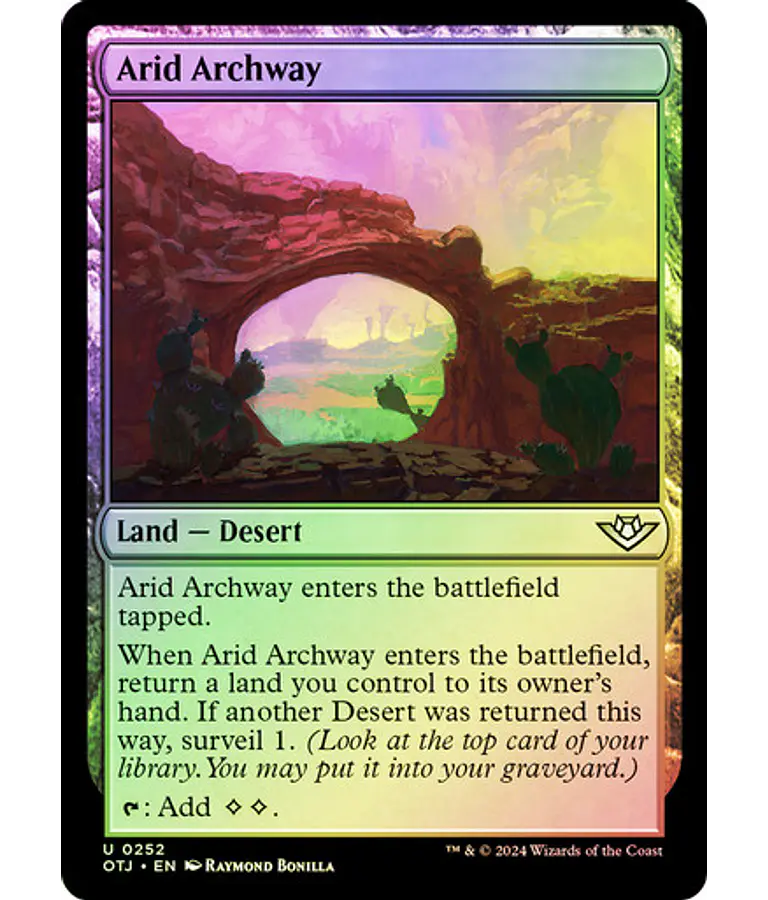 Arid Archway - Outlaws of Thunder Junction Foil (inglés)
