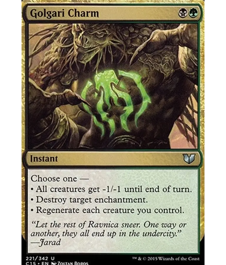 Golgari Charm - Commander 2015 (español)