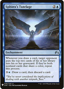 Mystery Booster/The List: Sphinx's Tutelage