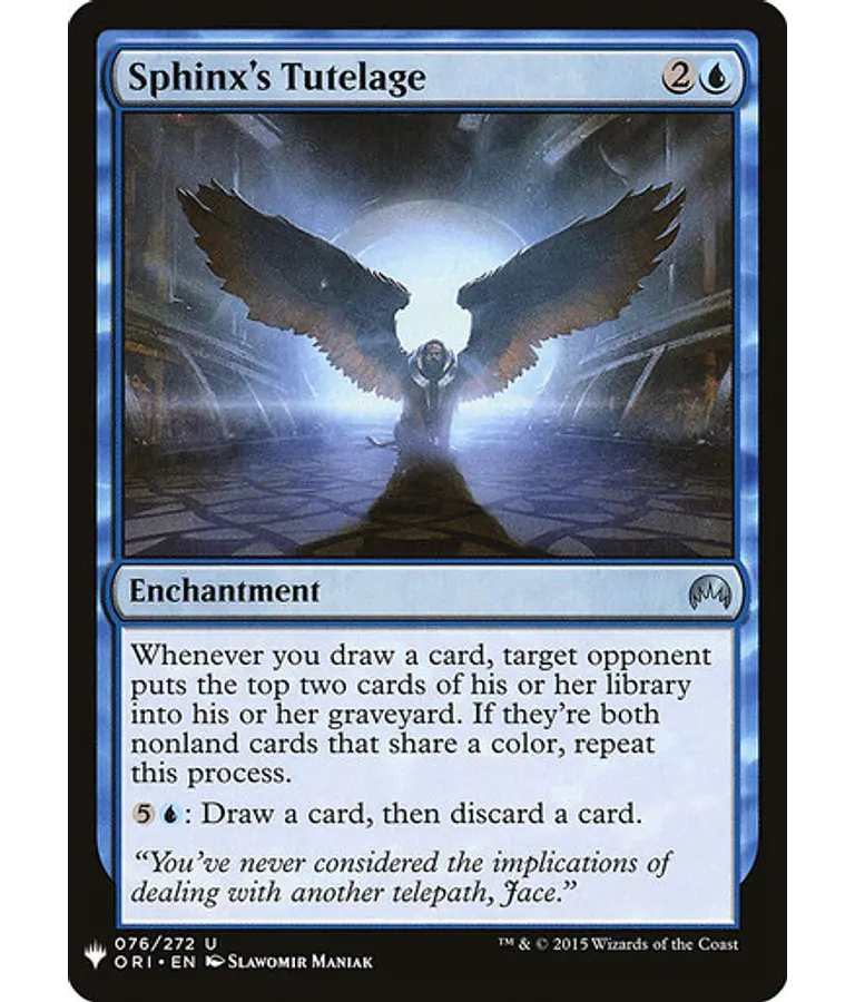 Mystery Booster/The List: Sphinx's Tutelage