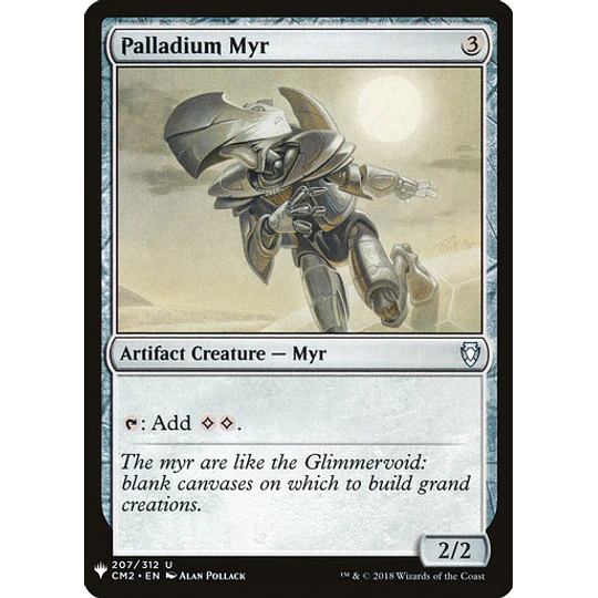 Palladium Myr - Mystery Booster/The List (inglés)