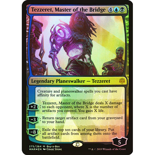 Tezzeret, Master of the Bridge (Buy-a-Box Foil) - Promotional (español)