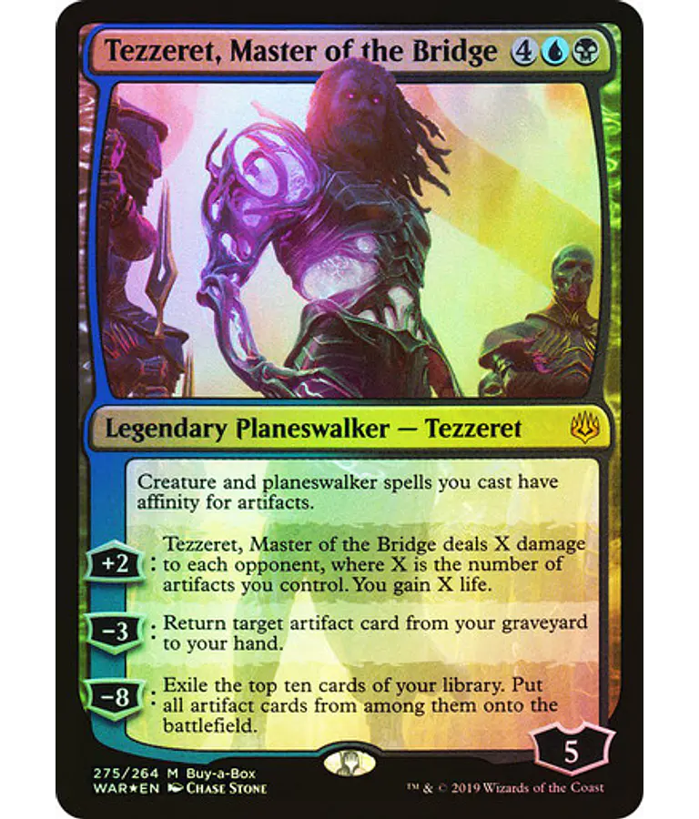 Tezzeret, Master of the Bridge (Buy-a-Box Foil) - Promotional (español)