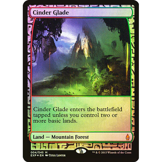 Cinder Glade (BFZ Expeditions Foil) - Masterpiece Series: Expeditions (inglés)