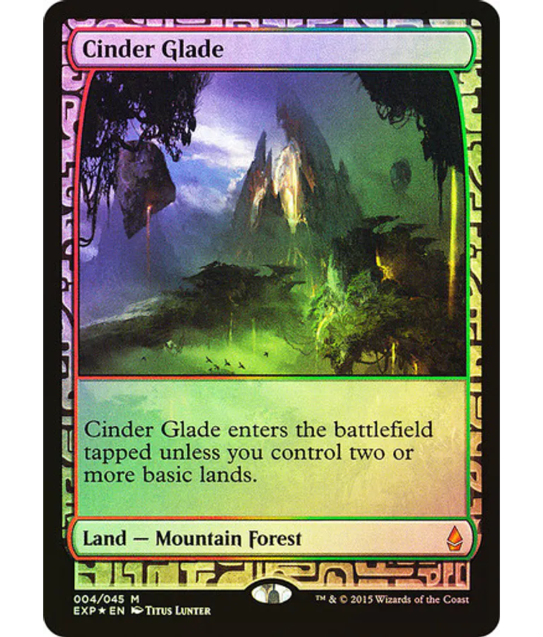 Cinder Glade (BFZ Expeditions Foil) - Masterpiece Series: Expeditions (inglés)