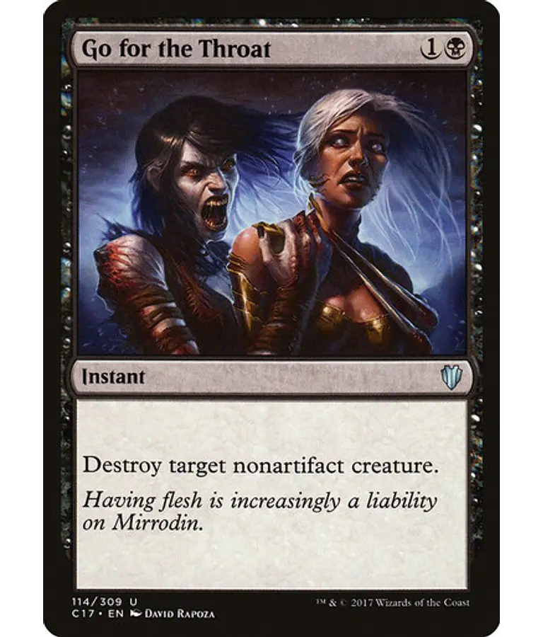 Go for the Throat - Commander 2017 (inglés)