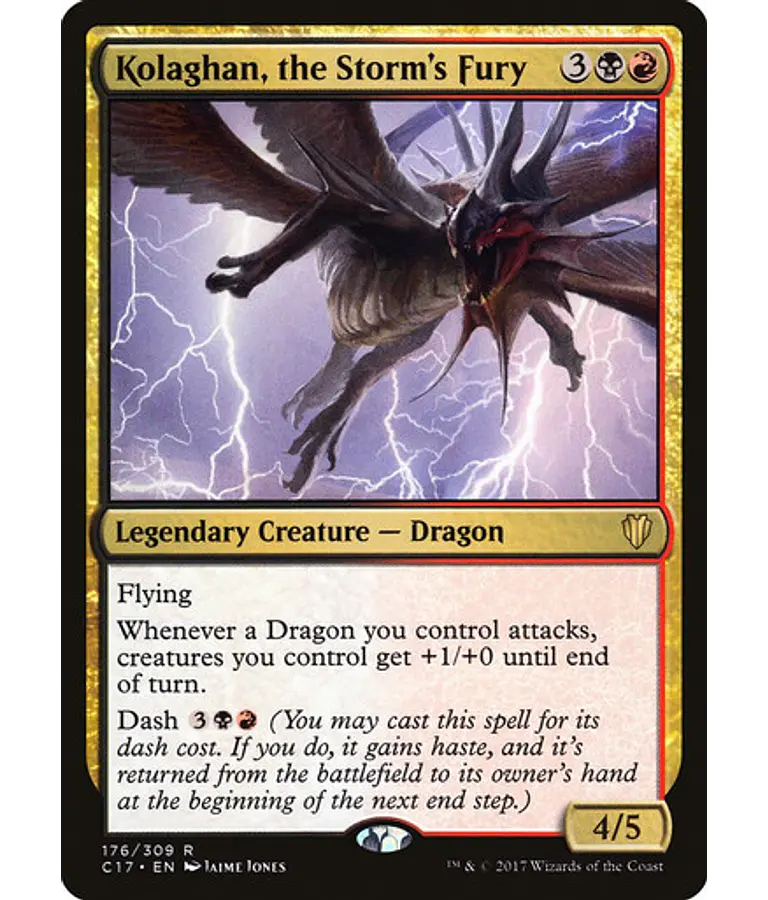 Kolaghan, the Storm's Fury - Commander 2017 (español)