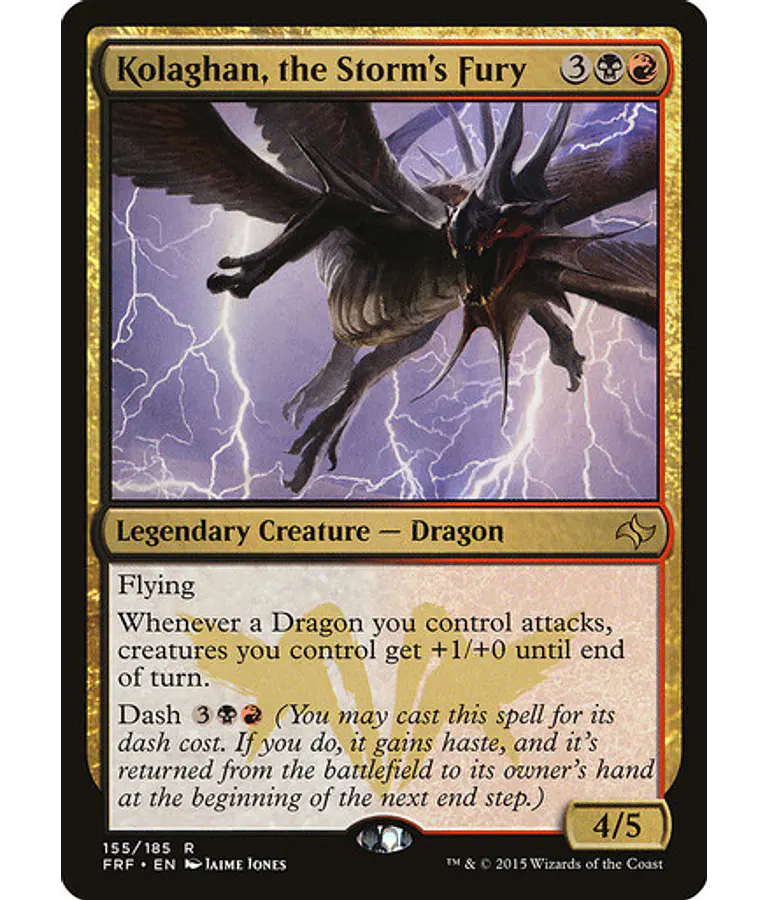 Kolaghan, the Storm's Fury - Fate Reforged (inglés)