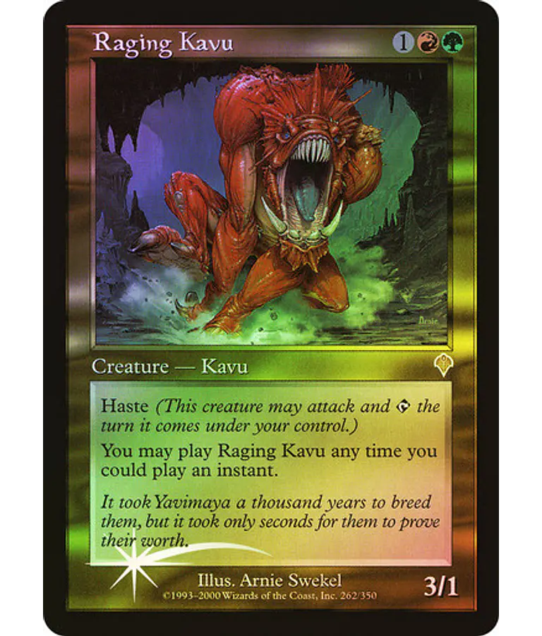 Raging Kavu (Prerelease Foil - Non-English) - Promotional