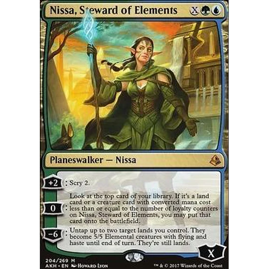 Nissa, Steward of Elements - Amonkhet (inglés)