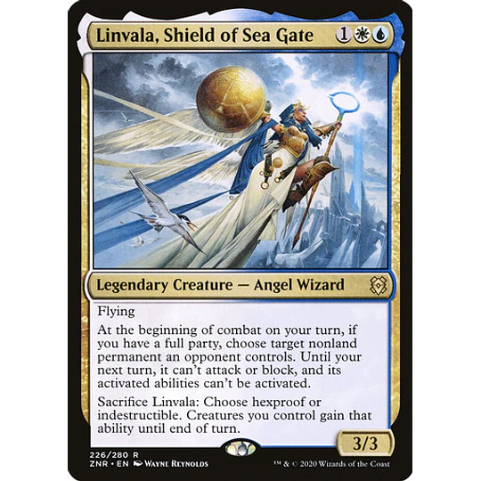 Linvala, Shield of Sea Gate - Zendikar Rising (inglés)