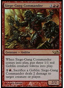 Siege-Gang Commander - Duel Decks: Elves Vs. Goblins (inglés)