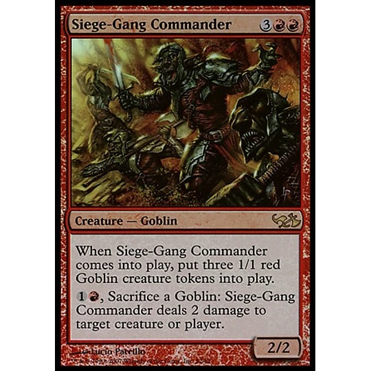 Siege-Gang Commander - Duel Decks: Elves Vs. Goblins (inglés)