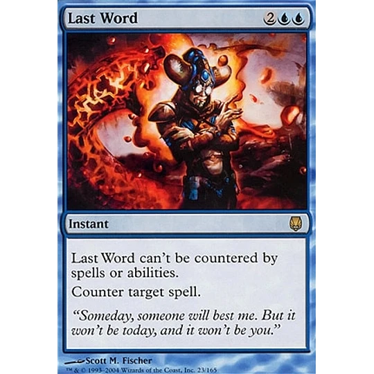 Last Word - Darksteel (español)