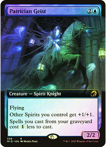 Patrician Geist (Extended Art) - Innistrad: Midnight Hunt Variants Foil (inglés)