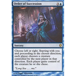 Order of Succession - Commander 2013 (inglés)