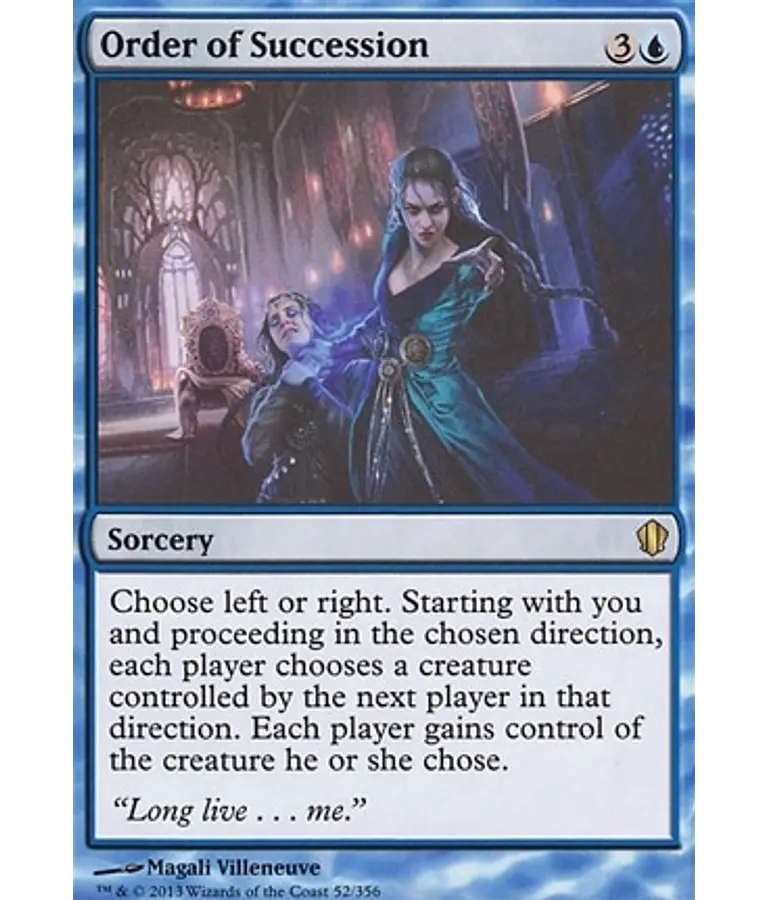 Order of Succession - Commander 2013 (inglés)