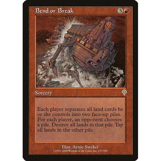 Bend or Break - Invasion (inglés)