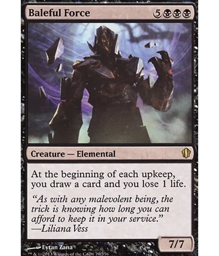 Baleful Force - Commander 2013 (inglés)