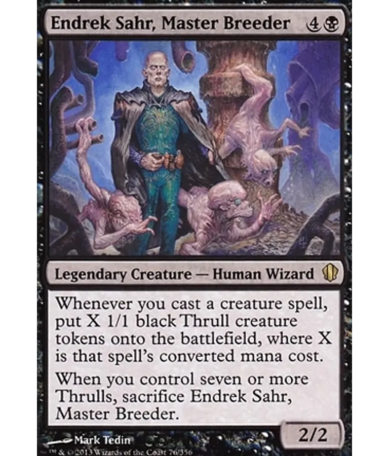 Endrek Sahr, Master Breeder - Commander 2013 (español)