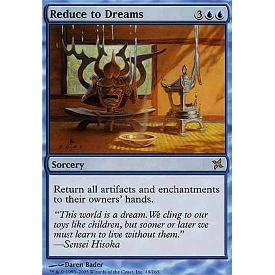 Reduce to Dreams - Betrayers of Kamigawa (español)