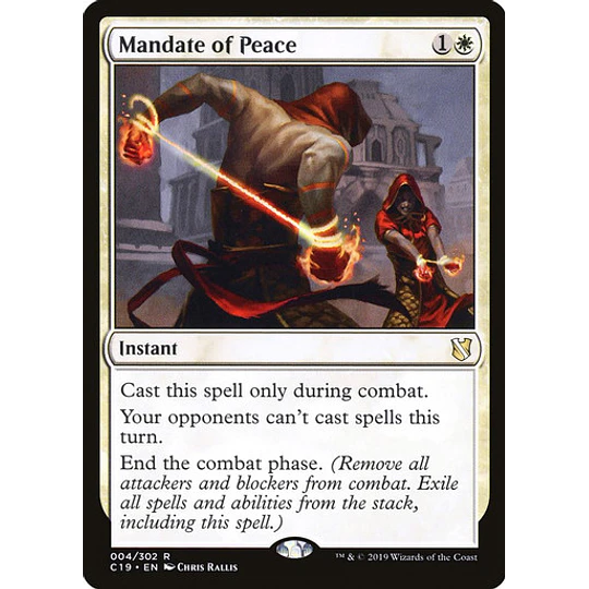 Mandate of Peace - Commander 2019 (inglés)