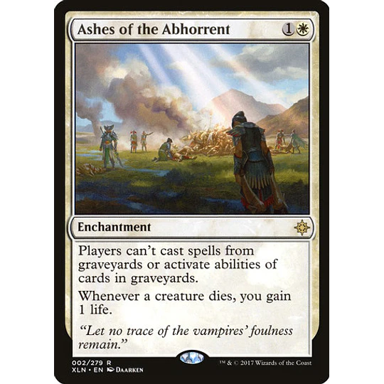 Ashes of the Abhorrent - Ixalan (inglés)