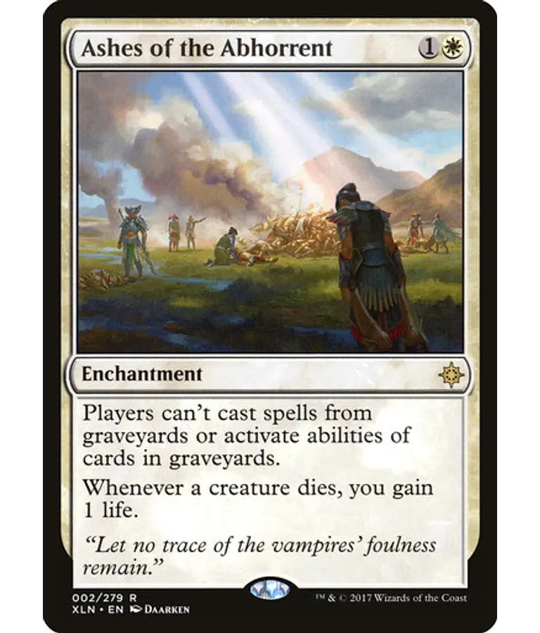 Ashes of the Abhorrent - Ixalan (inglés)