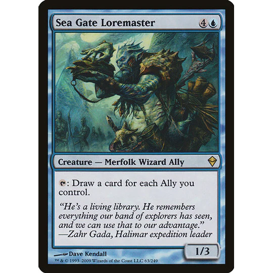 Sea Gate Loremaster - Zendikar (inglés)