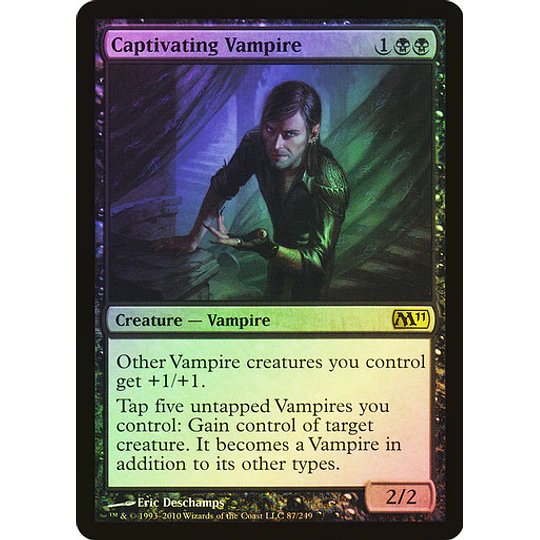 Captivating Vampire - 2011 Core Set Foil (español)