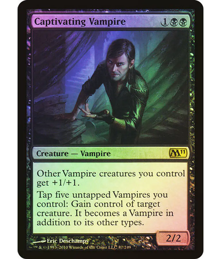 Captivating Vampire - 2011 Core Set Foil (español)