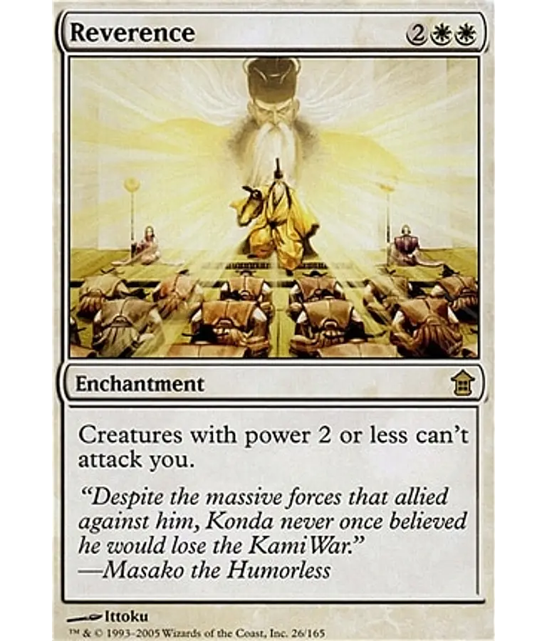 Reverence - Saviors of Kamigawa (español)