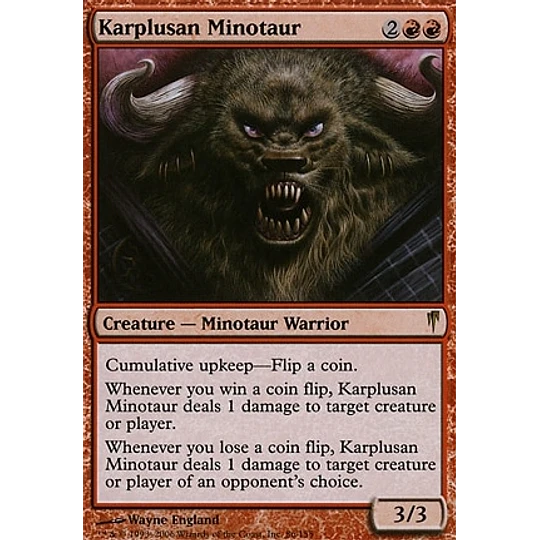 Karplusan Minotaur - Coldsnap (español)
