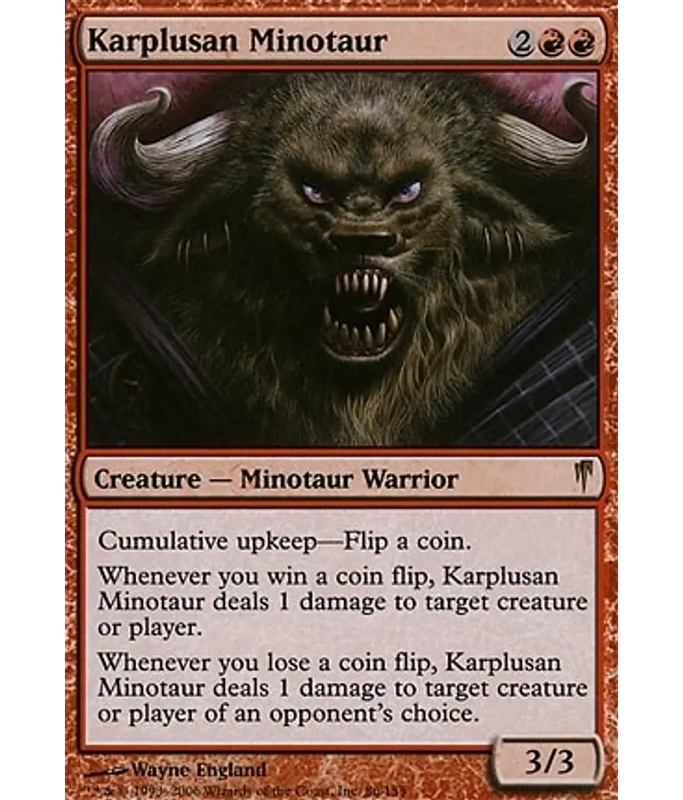 Karplusan Minotaur - Coldsnap (español)