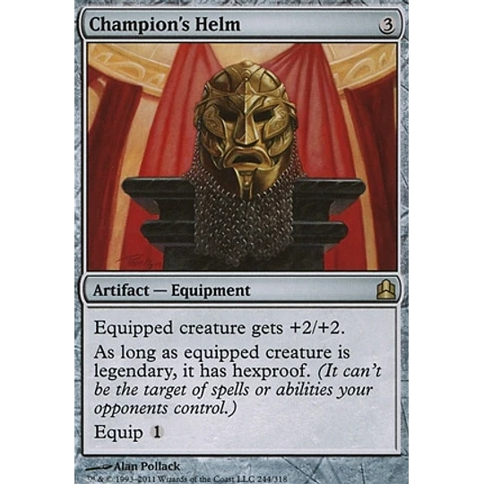 Champion's Helm - Commander (español)