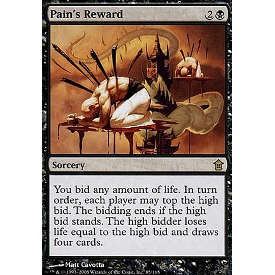 Pain's Reward - Saviors of Kamigawa (español)
