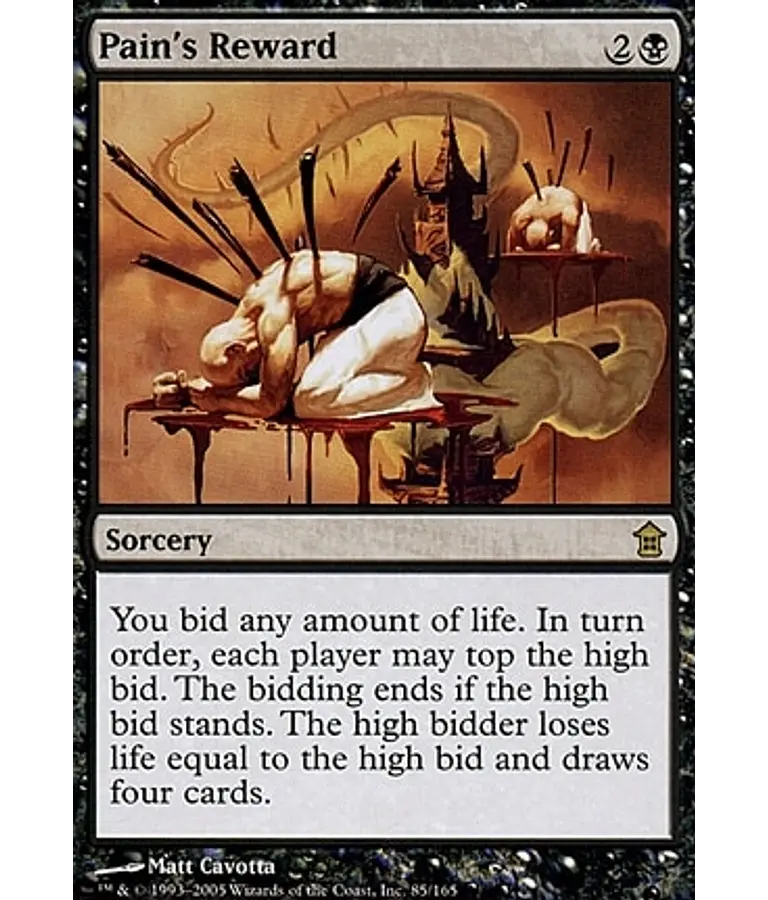 Pain's Reward - Saviors of Kamigawa (español)