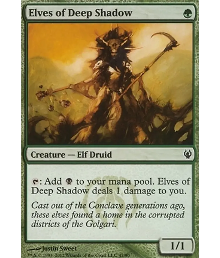 Elves of Deep Shadow - Duel Decks: Izzet Vs. Golgari (inglés)