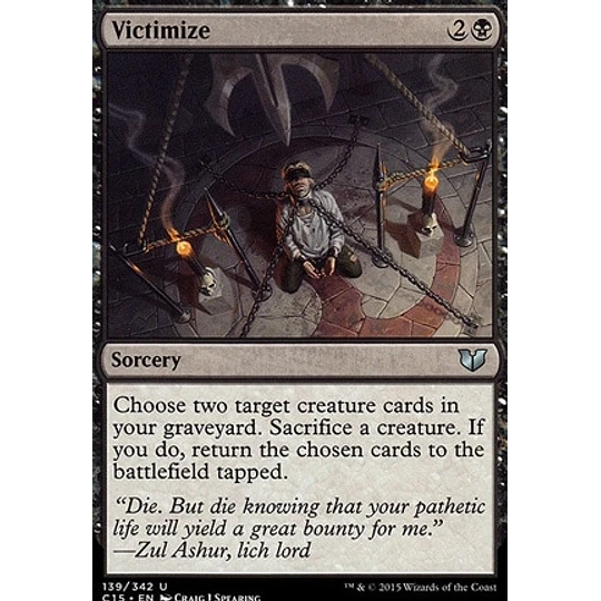 Victimize - Commander 2015 (español)