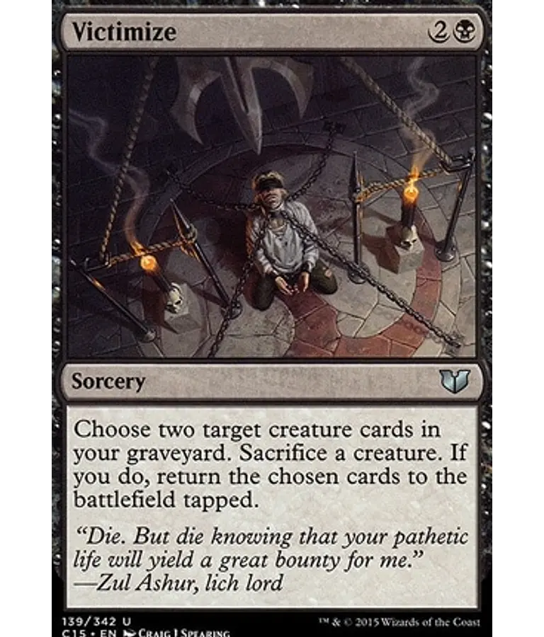 Victimize - Commander 2015 (español)