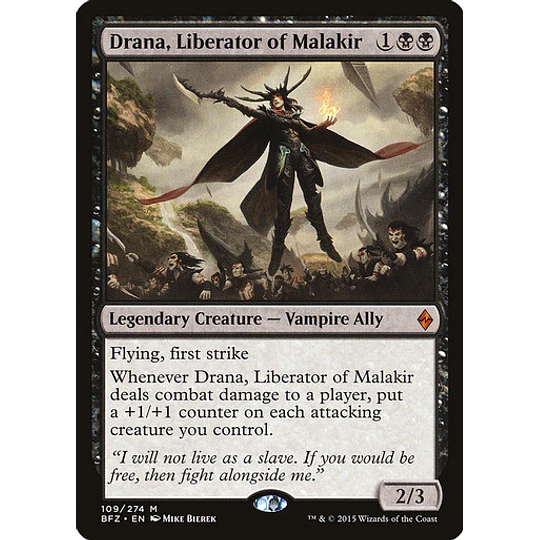 Drana, Liberator of Malakir - Battle for Zendikar (eespañol)
