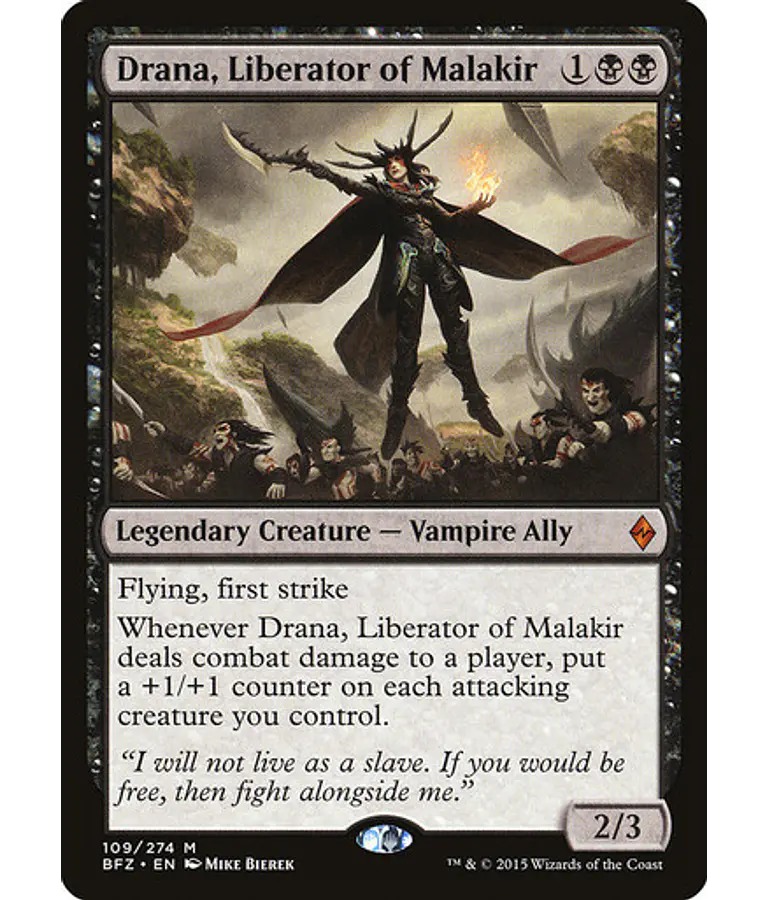 Drana, Liberator of Malakir - Battle for Zendikar (eespañol)