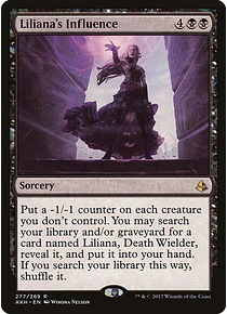 Liliana's Influence (Planeswalker Deck) - Amonkhet (español)