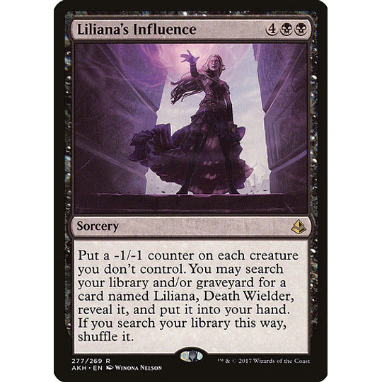 Liliana's Influence (Planeswalker Deck) - Amonkhet (español)