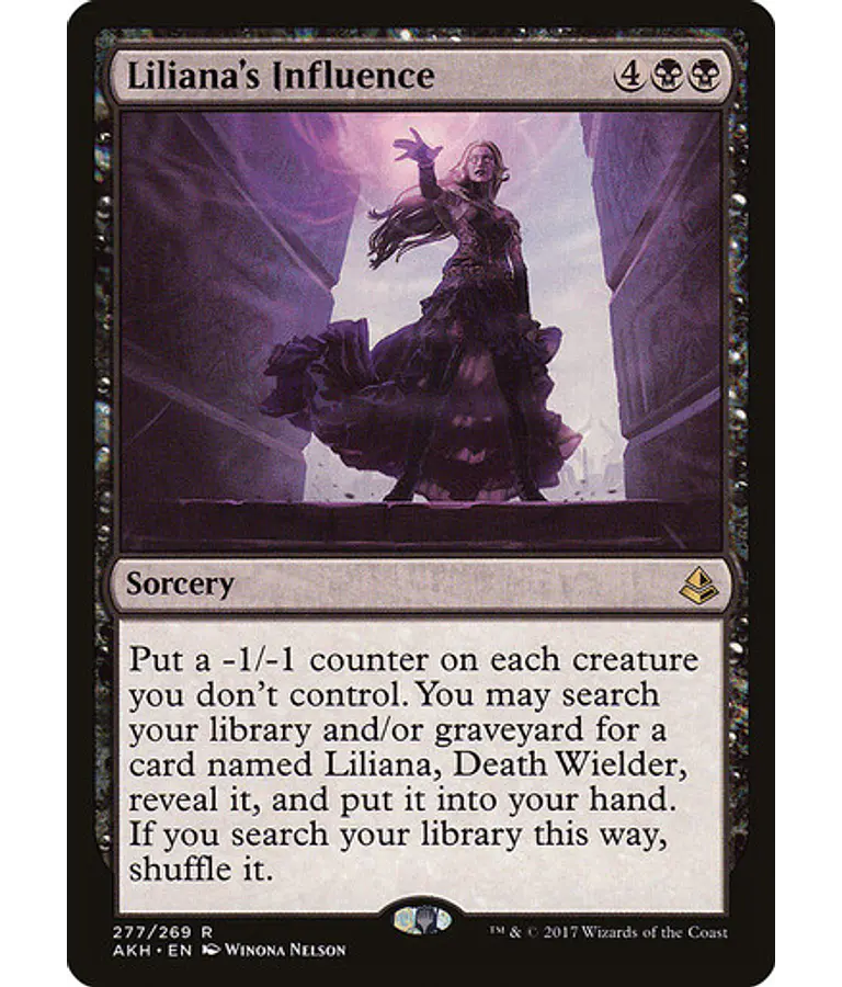 Liliana's Influence (Planeswalker Deck) - Amonkhet (español)