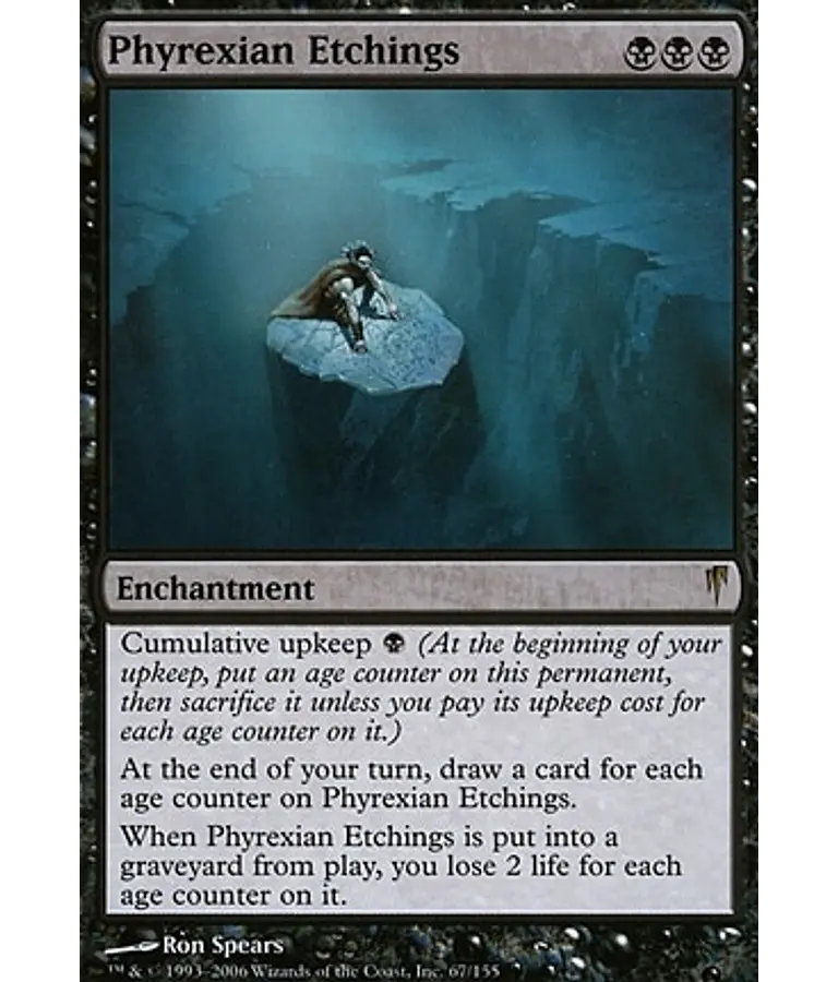 Phyrexian Etchings - Coldsnap (español)
